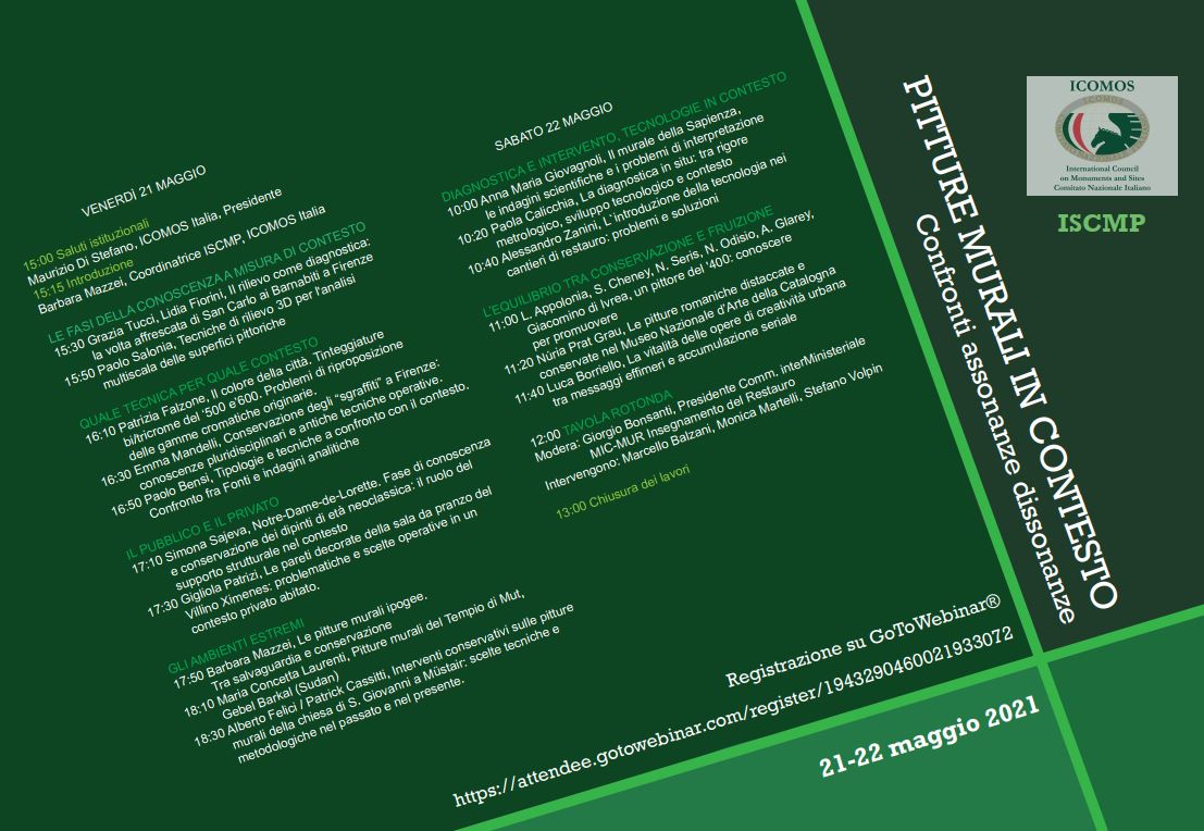 ICOMOS ISCMP 21/ 22-05-2021 WEBINAR